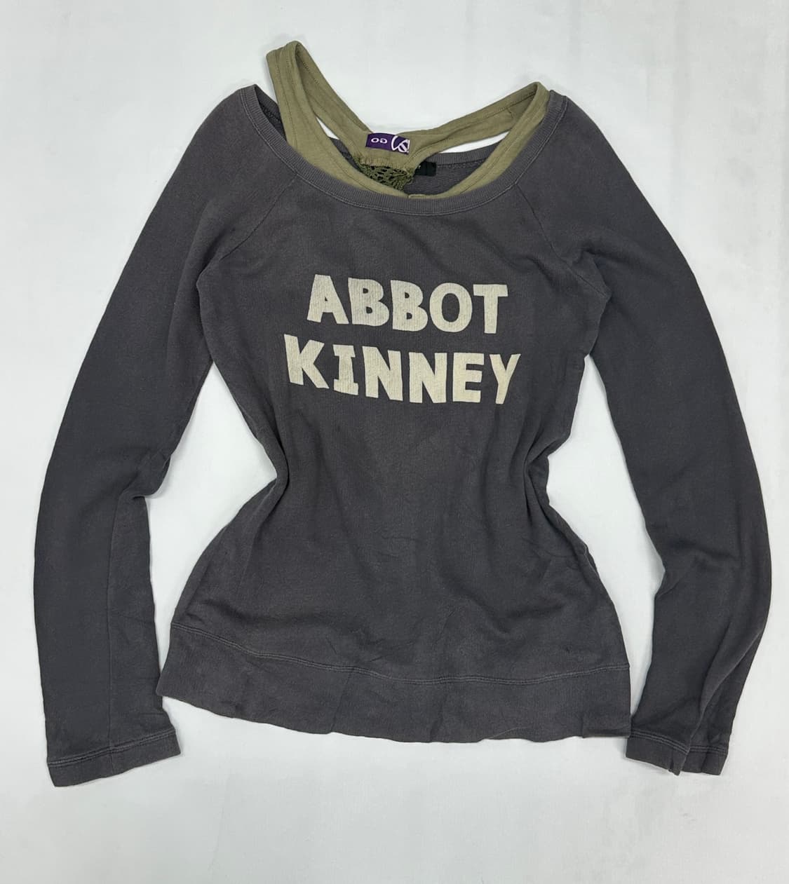 🩶나나깔 보헤미안 코디세트🩶 그런지 슬리브리스 맨투맨 스커트 에스닉 상품이미지3