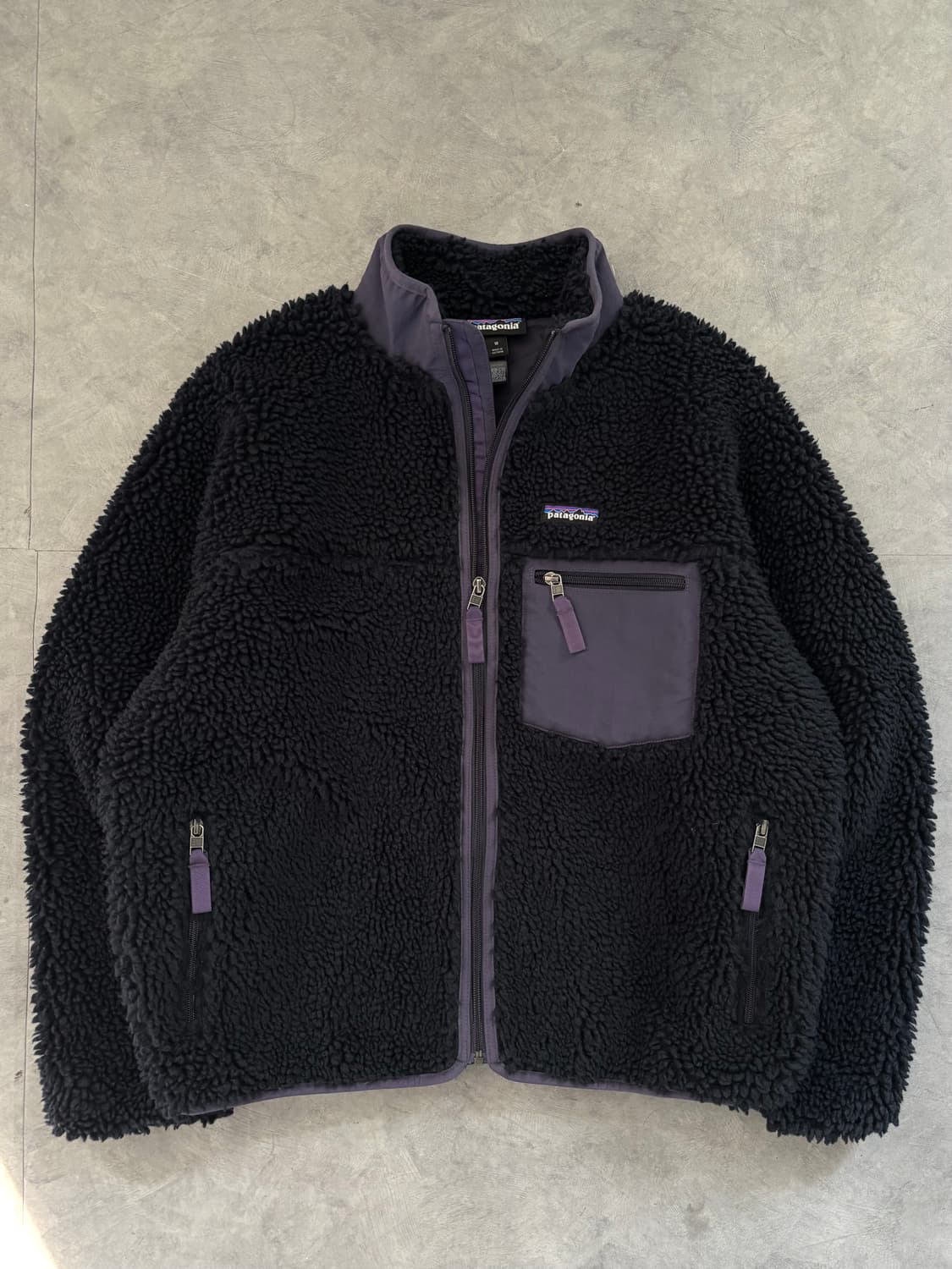 Patagonia 파타고니아 퍼플 컬러 플리스 자켓  상품이미지4