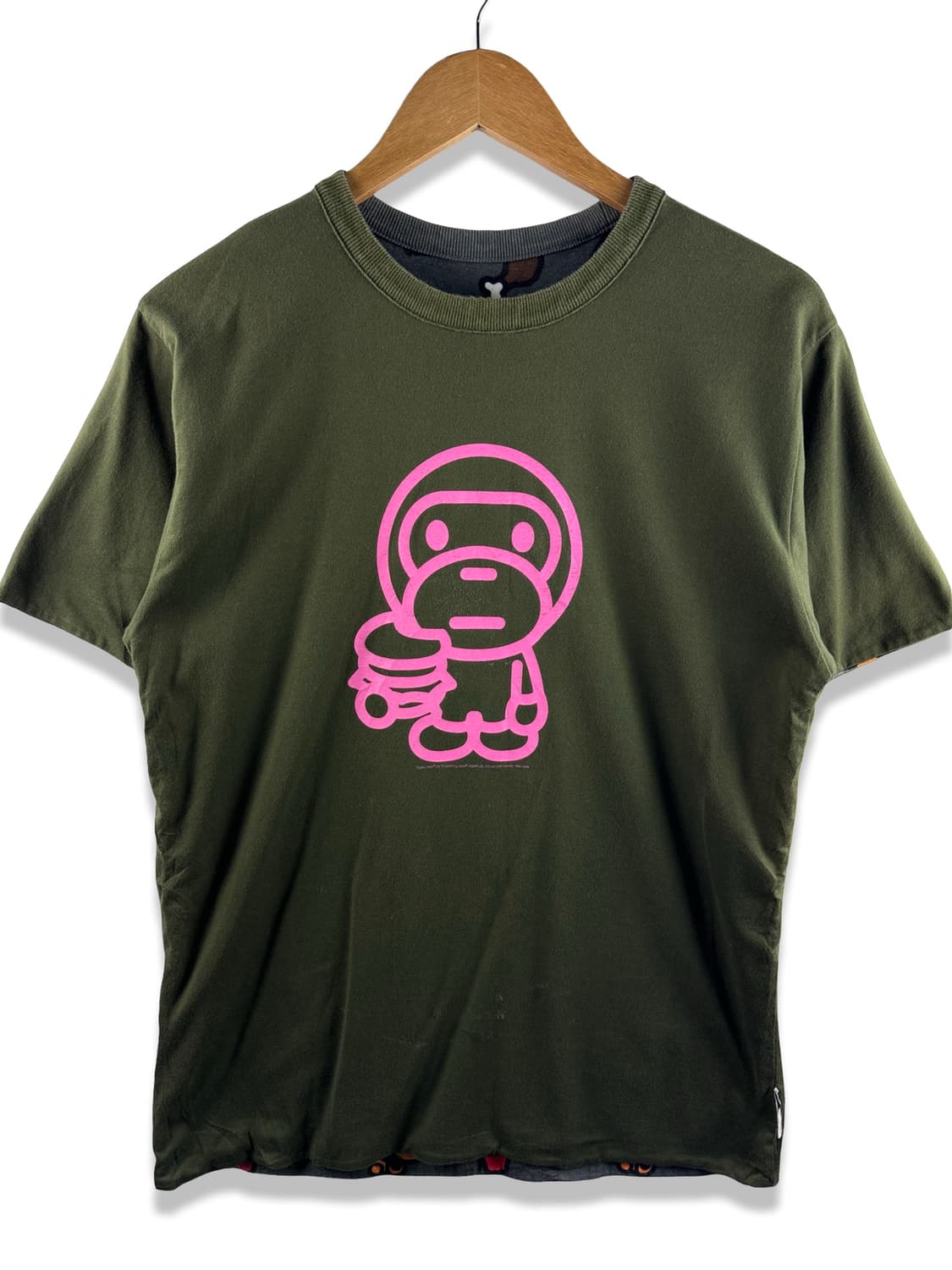 베이프 마일로 리버시블 카키 정크푸드 티셔츠2695 상품이미지1