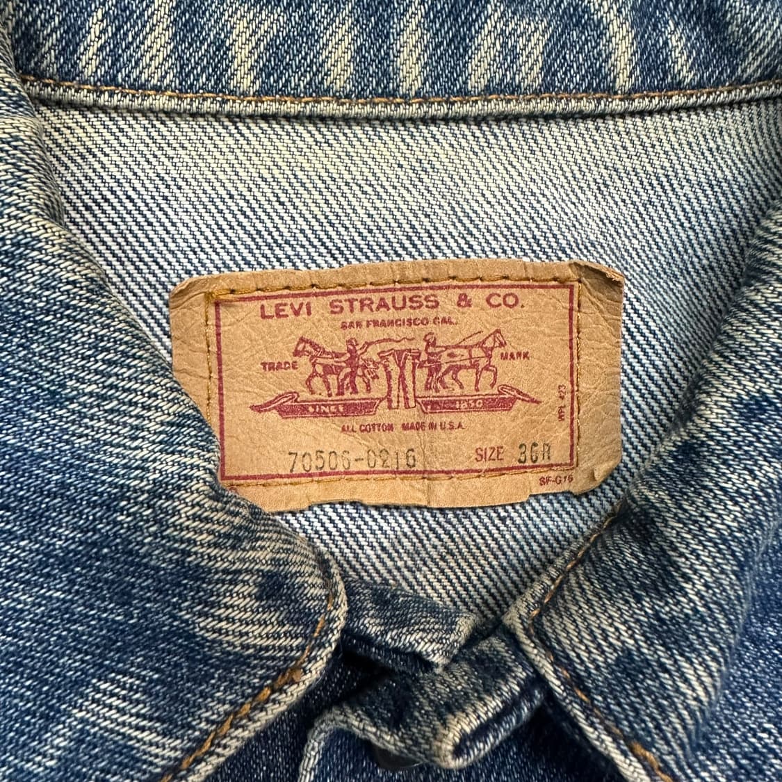 리바이스 usa 데님 트러커 자켓 상품이미지6