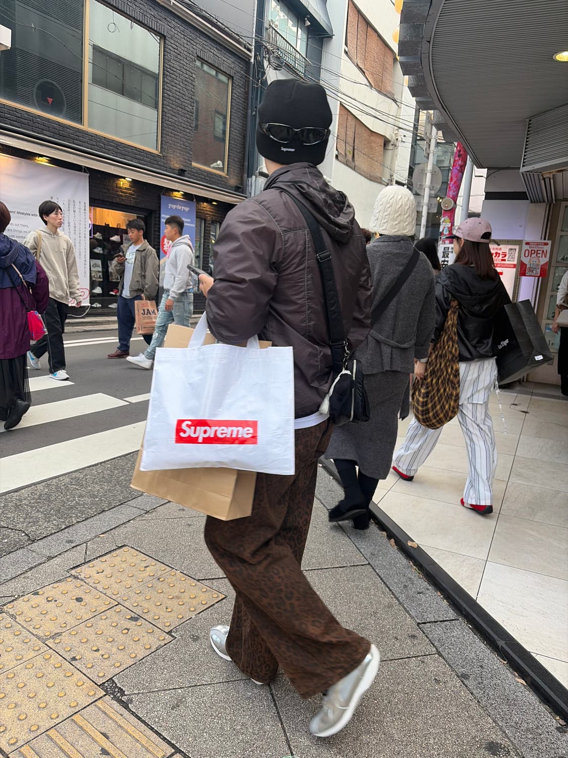 레오파드패턴 팬츠 상품이미지1