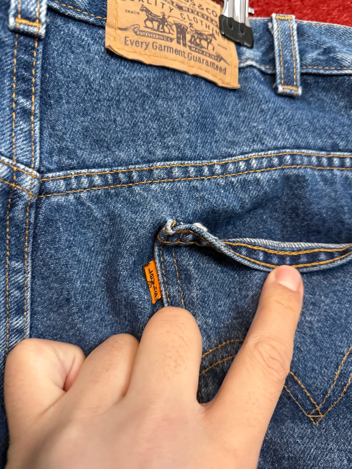 리바이스 오렌지탭 555 40/32 상품이미지9