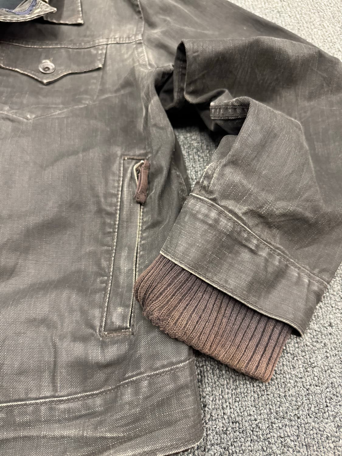 리바이스 빈티지 니트 레이어드 봄버자켓 상품이미지4