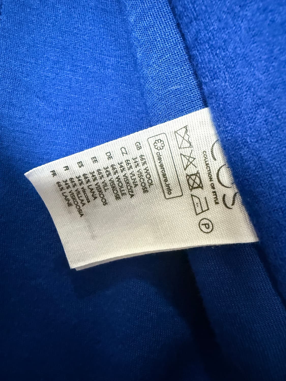 Cos 코스 울 자켓 블루 상품이미지3