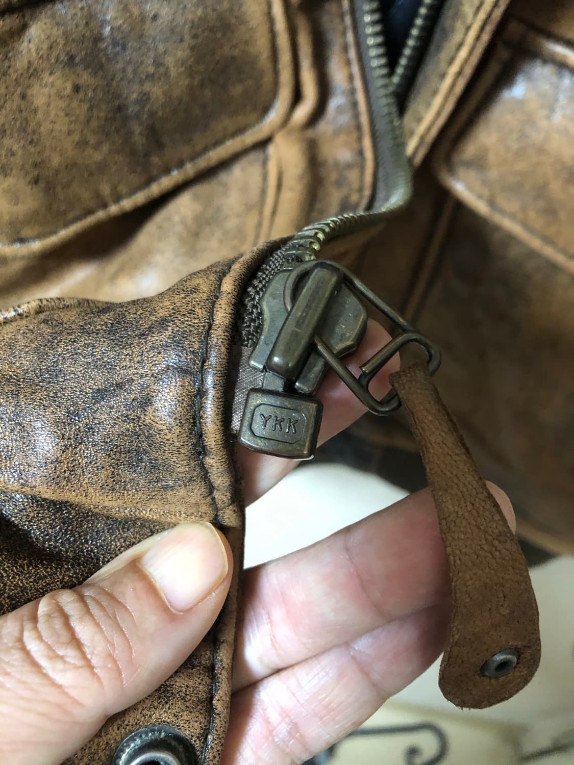 A-2 가죽자켓 팝니다 상품이미지3