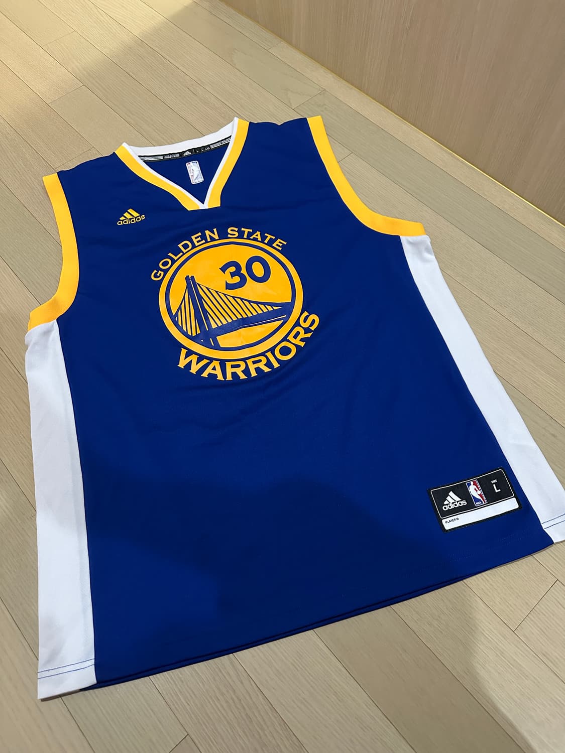 NBA 아디다스 골든스테이트 스테판커리 스윙맨유니폼 L 상품이미지1