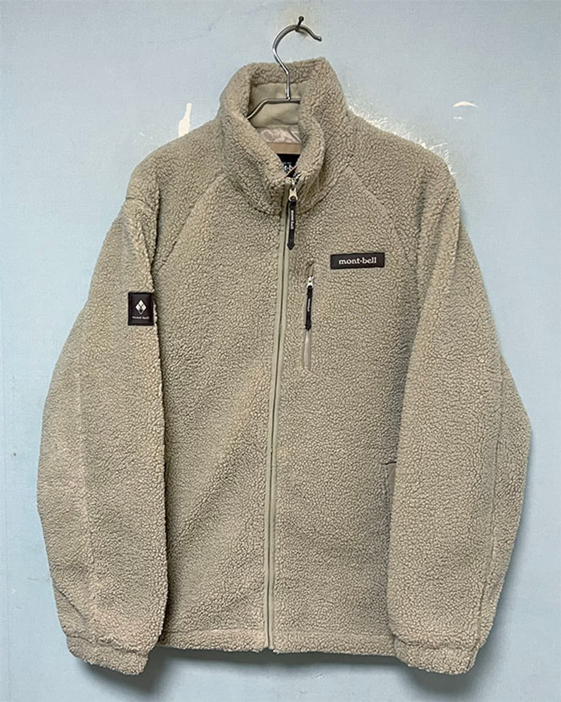 몽벨 남자 뽀글이 패딩점퍼 후리스 캐주얼 L 100  상품이미지1