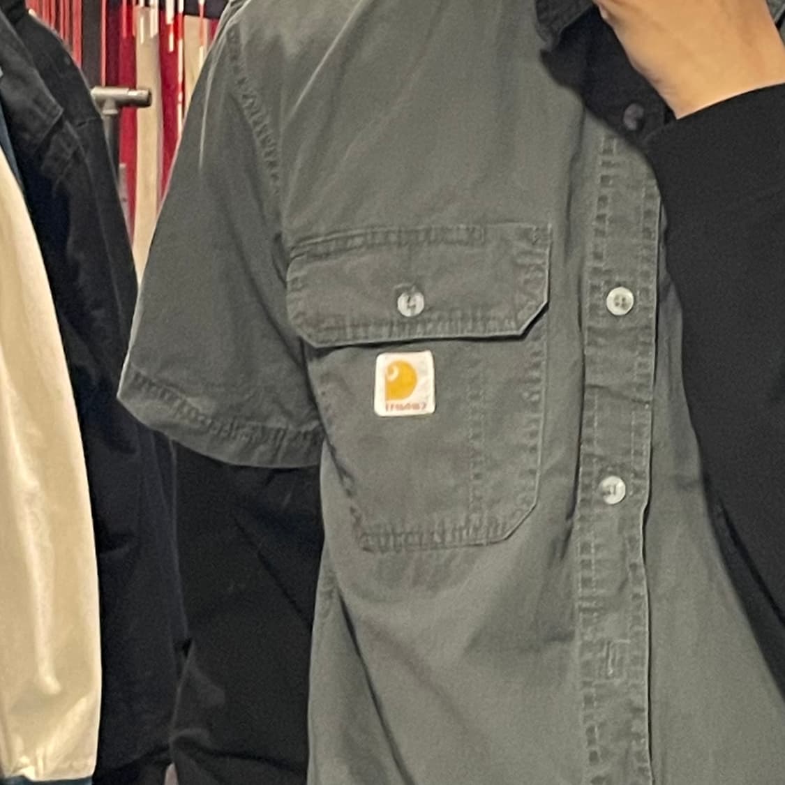 [IM] carhartt 칼하트 그레이 반팔셔츠 상품이미지6