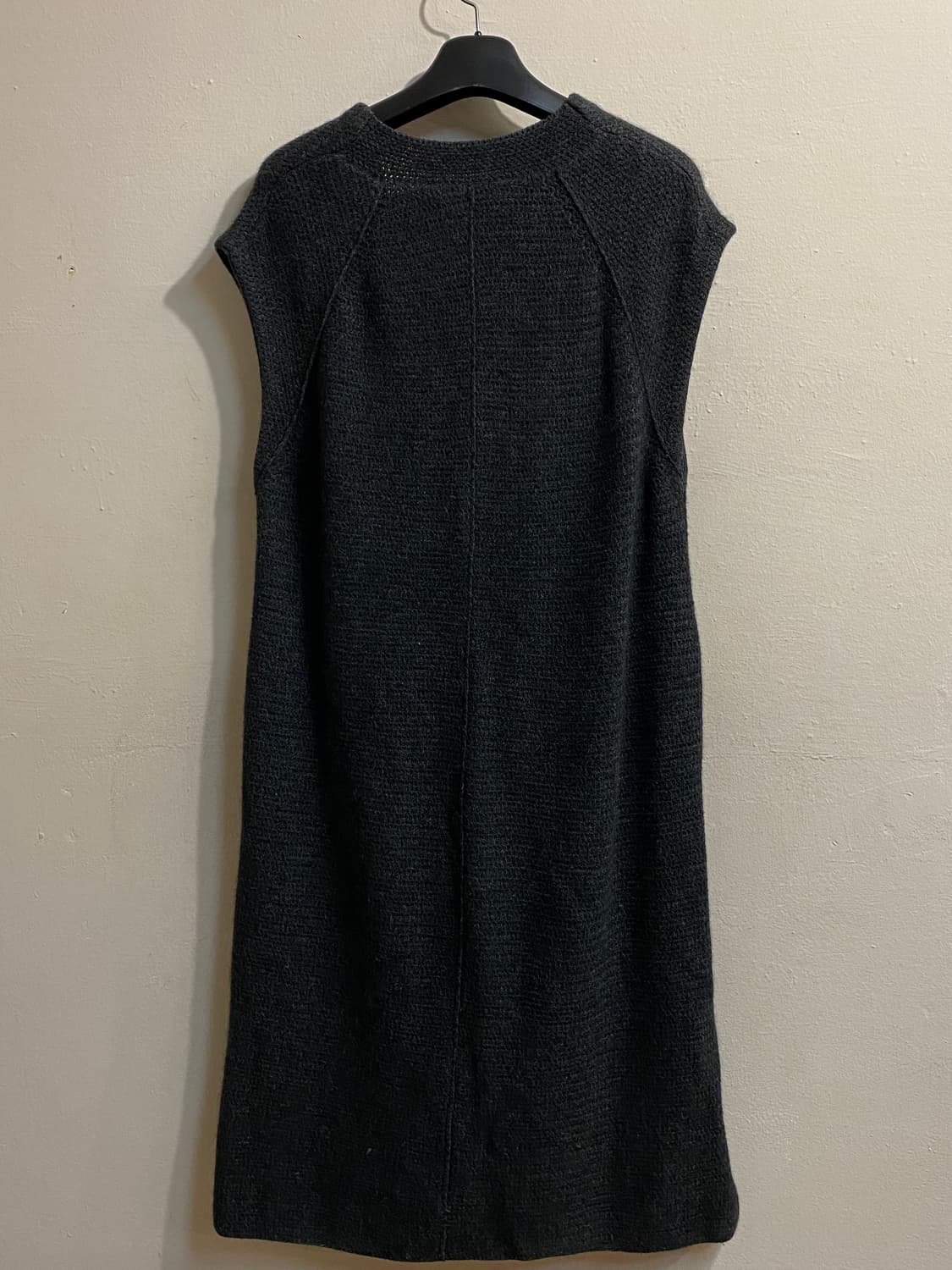 시스템 니트 롱 베스트 상품이미지4