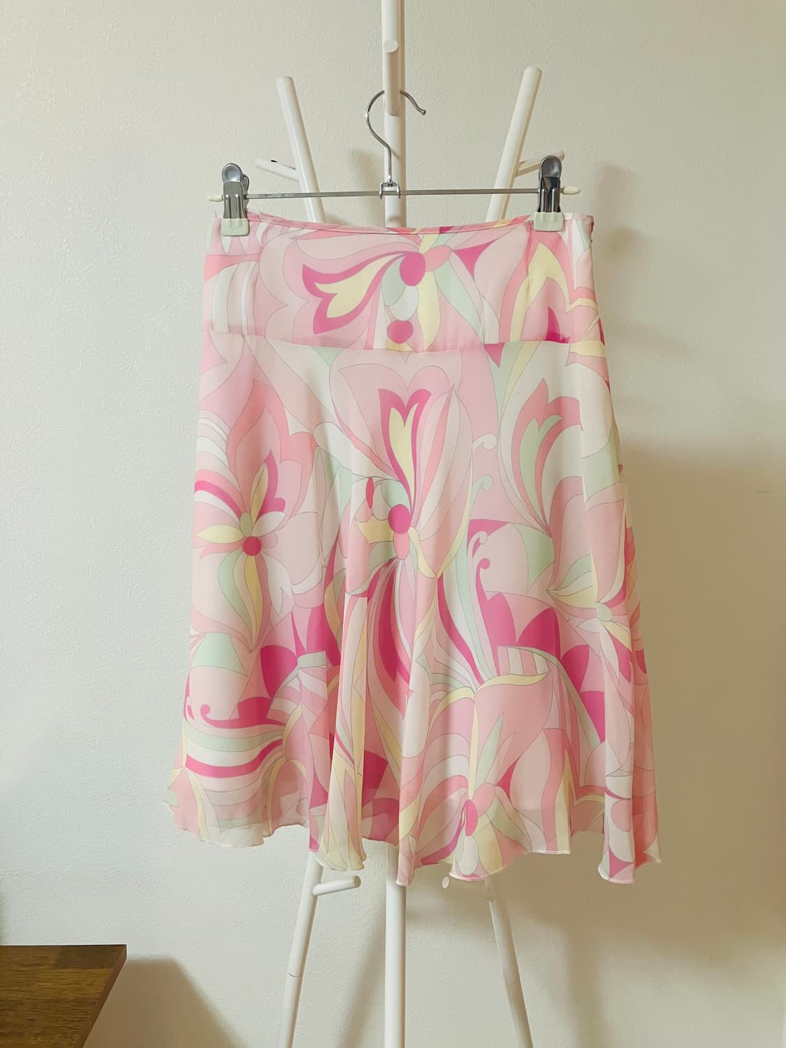 Rue de b 플라워 패턴 핑크 스커트 상품이미지1