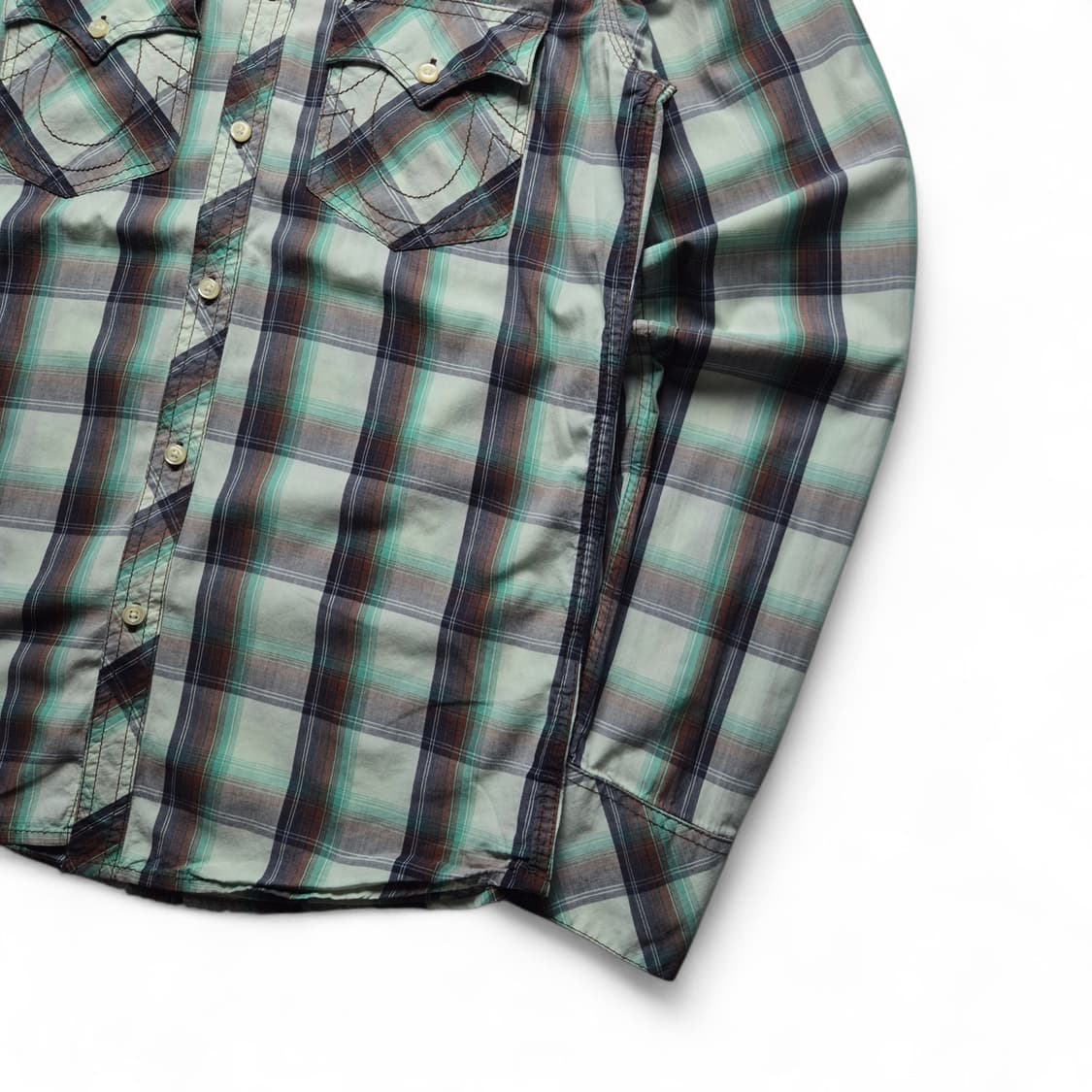 [S] 트루릴리젼 웨스턴 체크셔츠 상품이미지6