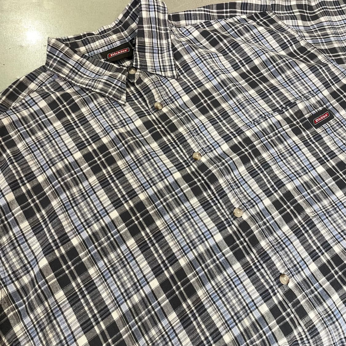 (2XL) Dickies 디키즈 체크 반팔 셔츠    상품이미지8