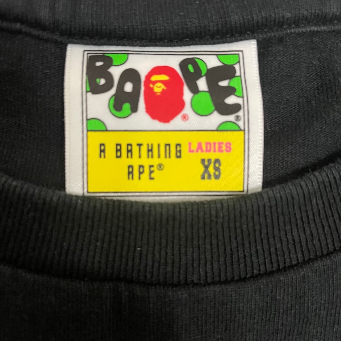 XS) 베이프 핑크카모 베이비마일로 그래픽 반팔 티셔츠 상품이미지3