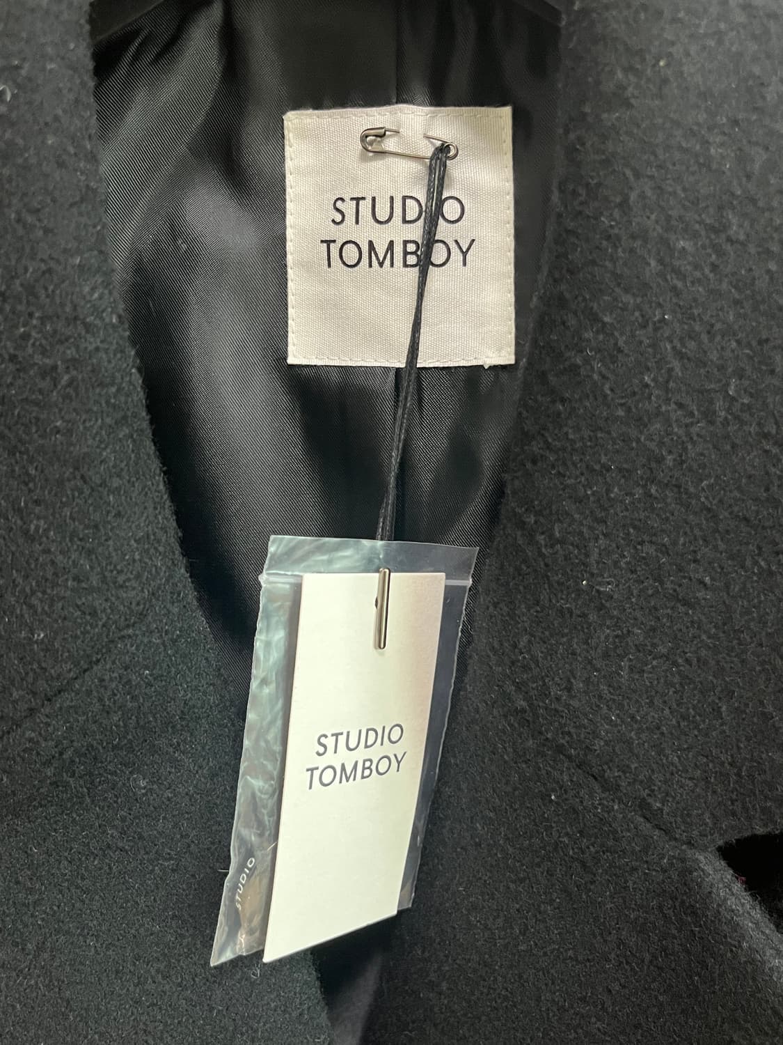 (새상품) 스튜디오 톰보이 반더블 방모 자켓 상품이미지4