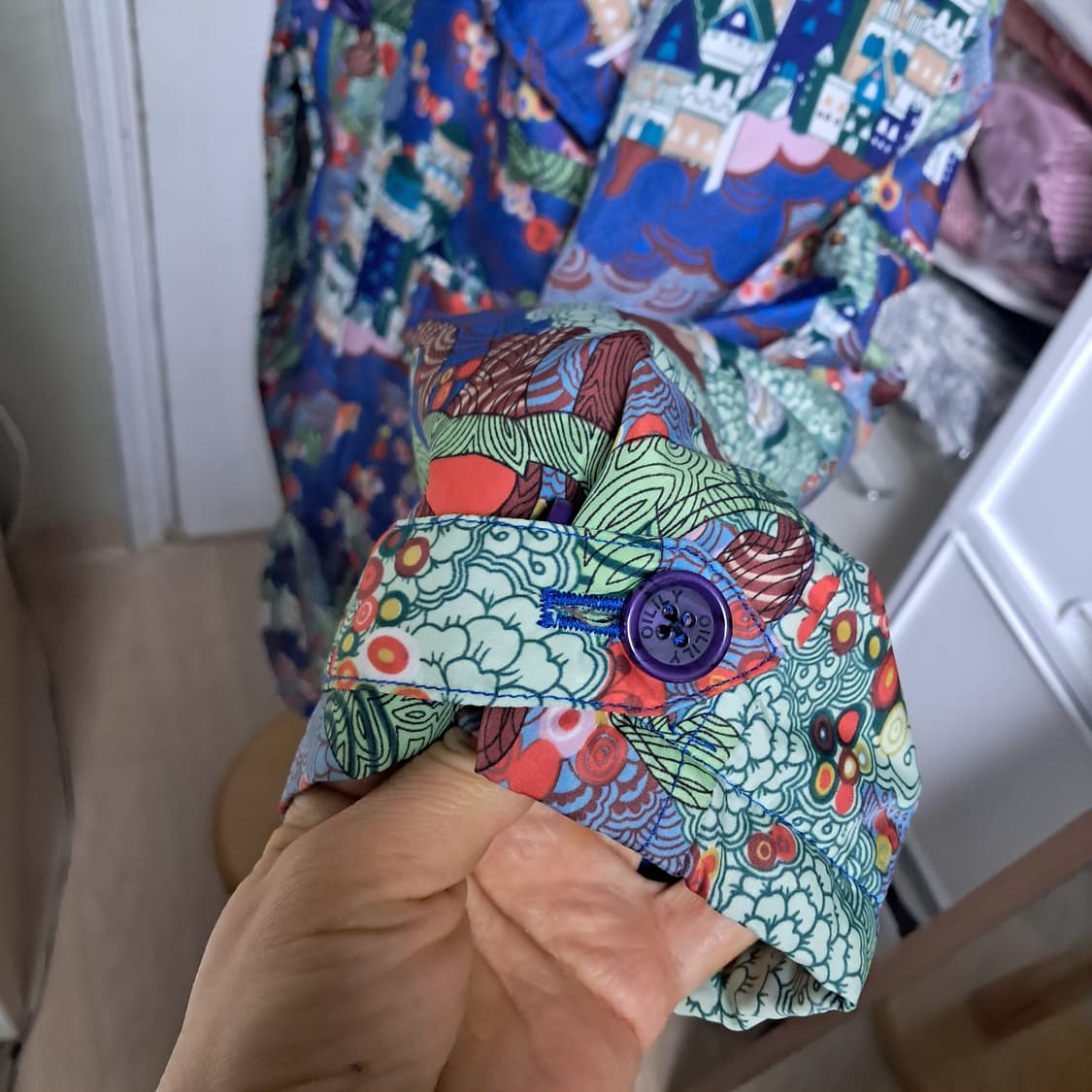 오일릴리 후드 점퍼 자켓 38(얇은 충전재있음)55~날씬66 상품이미지7