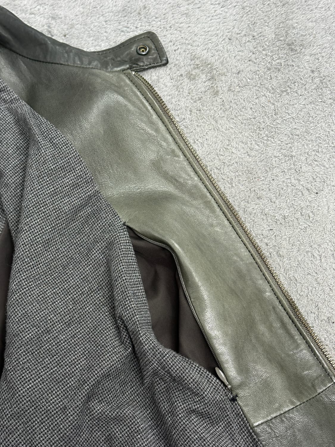 ARMANI COLLEZIONI 램스킨 레더 자켓 52 상품이미지7