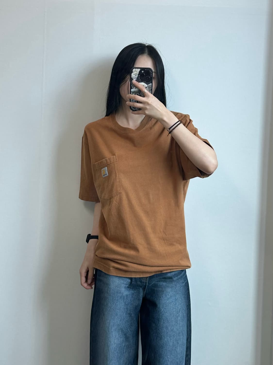 칼하트 포켓 된장 반팔 티셔츠 상품이미지1