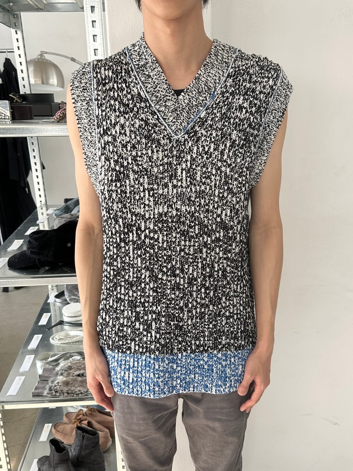 21fw 아크네 울 니트 베스트 상품이미지1