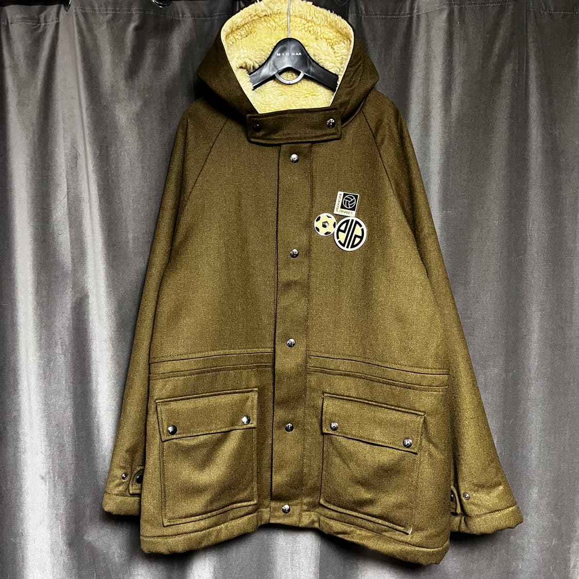 고샤 루브친스키 후드 더플 코트 상품이미지1