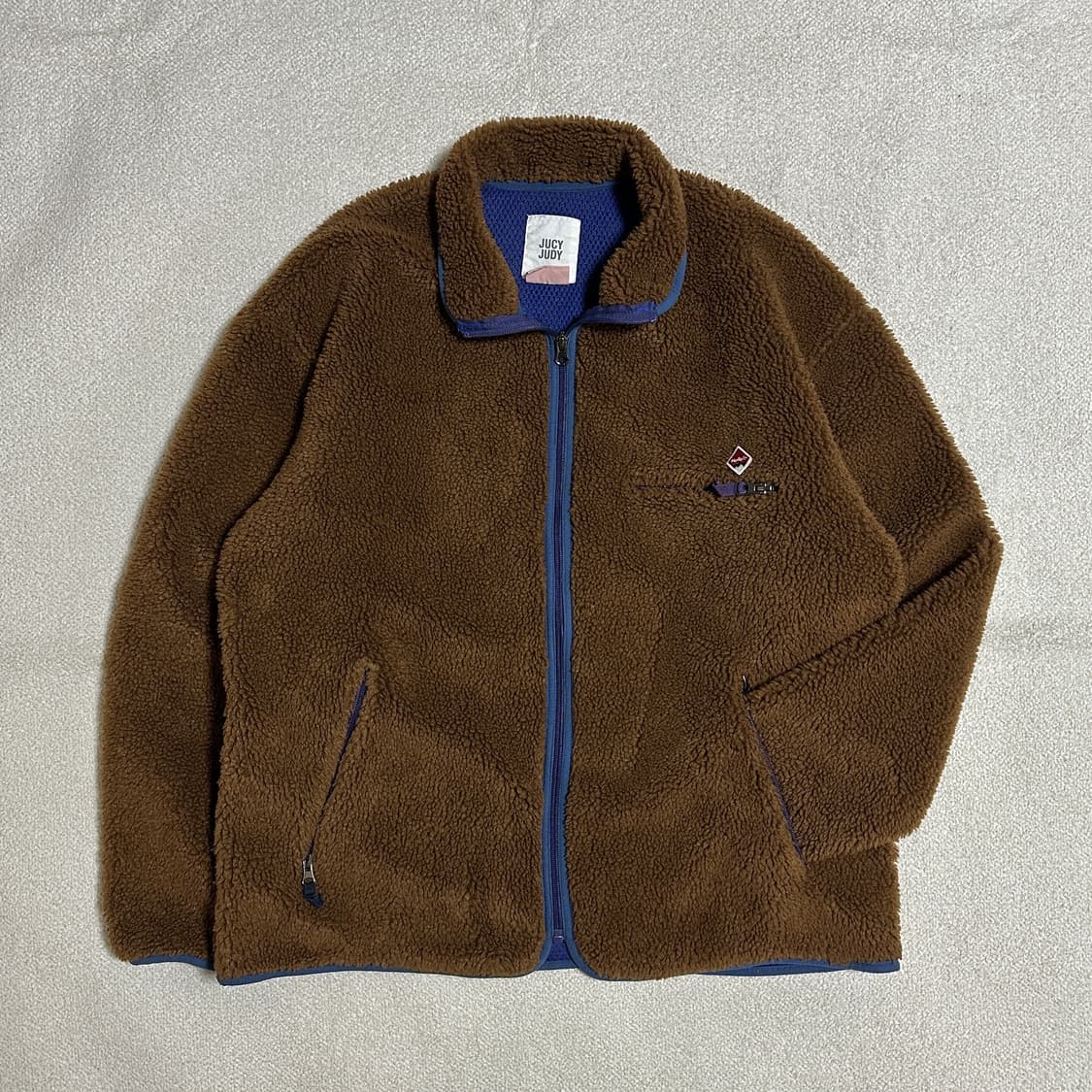 쥬시쥬디 멀티컬러 배색 덤블링 점퍼 상품이미지1