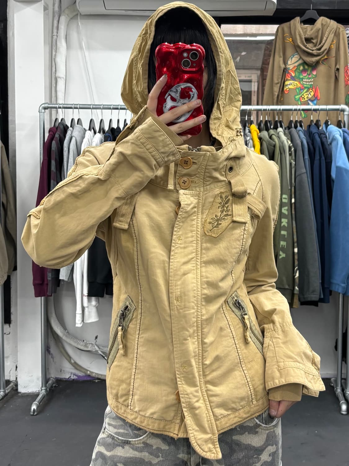 마리떼 프랑소와 저버 베이지 코튼 자켓 상품이미지1