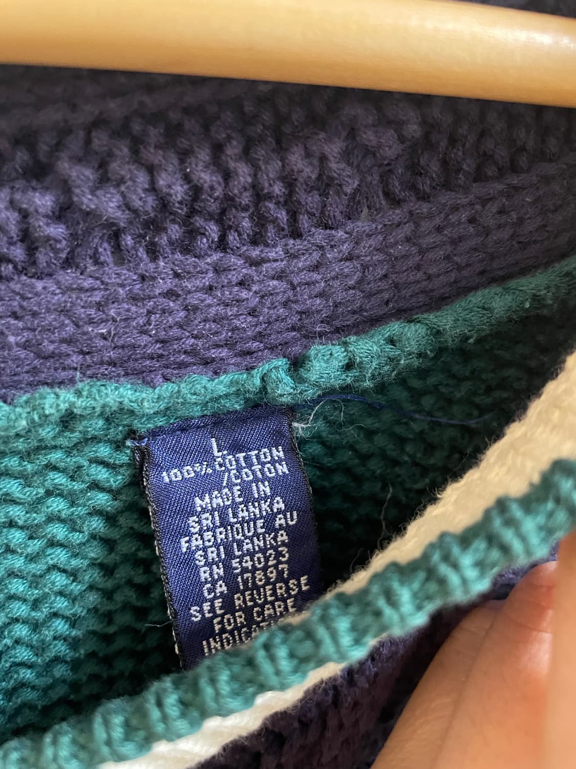 90년대 올드 갭 면 니트 상품이미지6