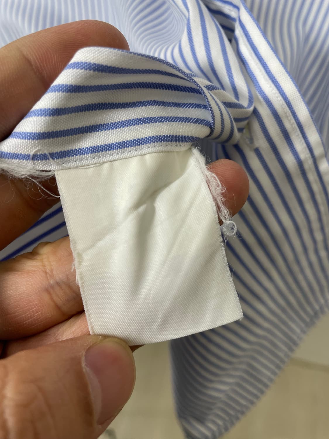 폴로Polo 코튼 스트라이프 셔츠 XL - S16 상품이미지5