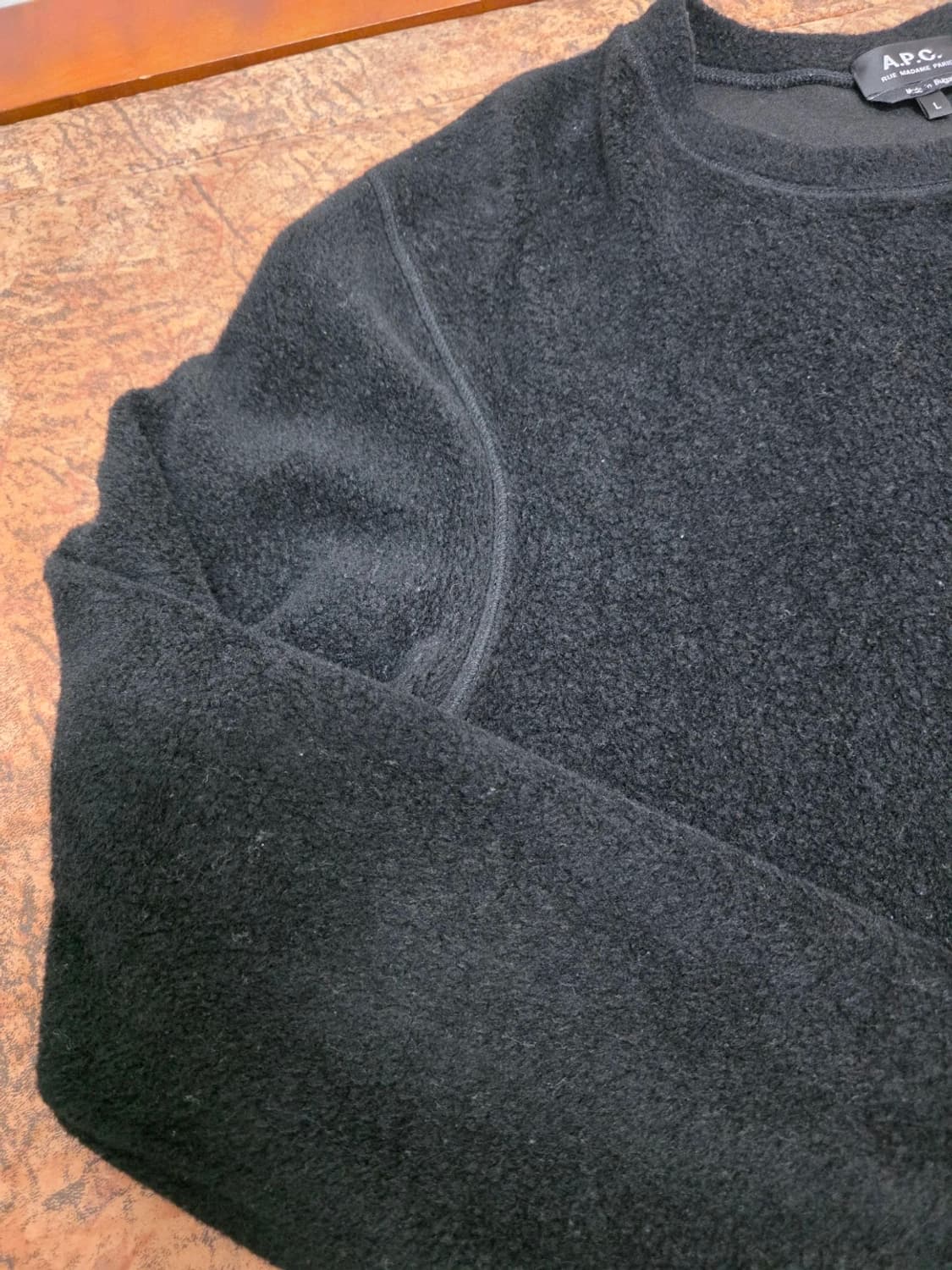 아페쎄 나일론 포켓 플리스 스웻셔츠 맨투맨 L 상품이미지5