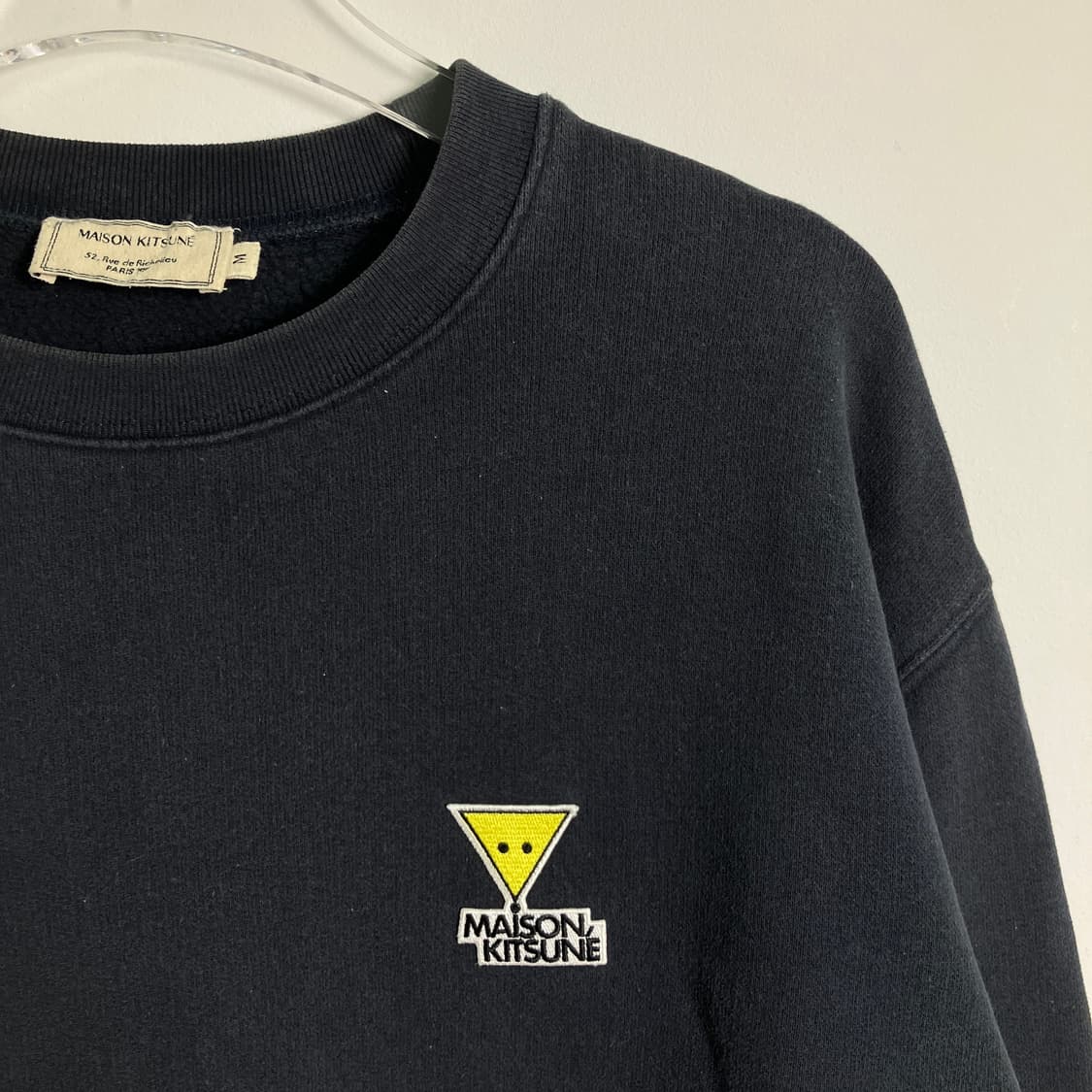 메종키츠네 트라이앵글 폭스 패치 스웨트셔츠 M 상품이미지4