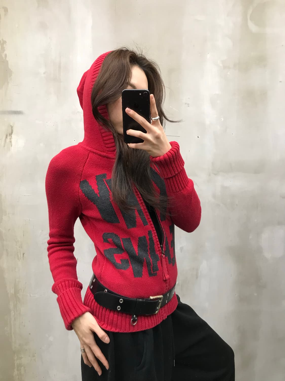 DKNY knit zipup 상품이미지5