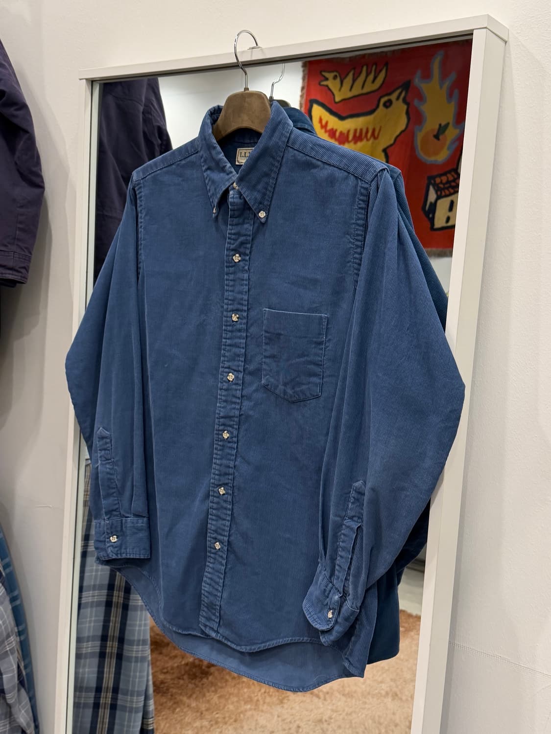 90-00s L.L.Bean 엘엘빈 코듀로이 셔츠 상품이미지1