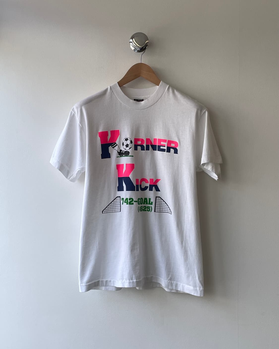 90‘s USA “Korner Kick” Promo T-shirt L 상품이미지2