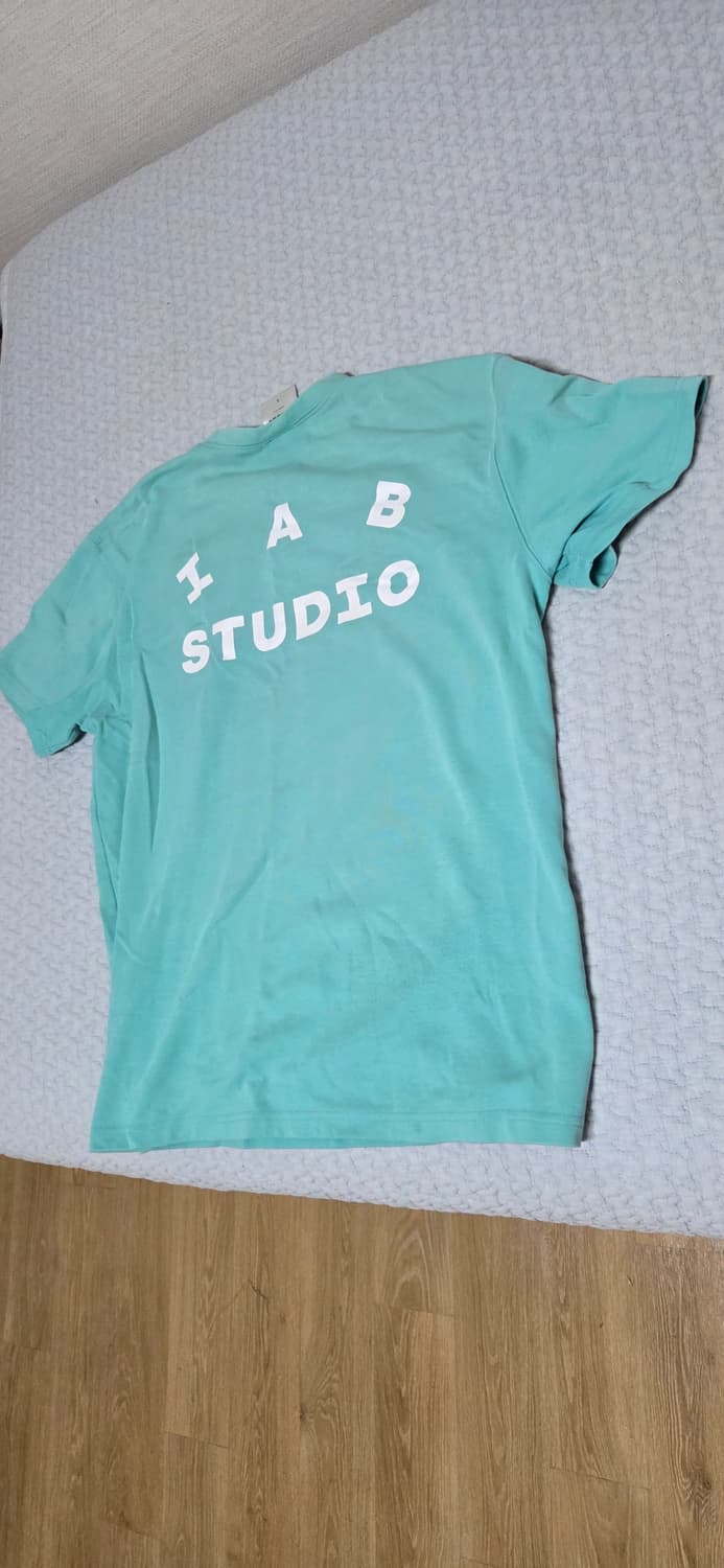 IAB Studio T shirt Aqua green color (L) 상품이미지4