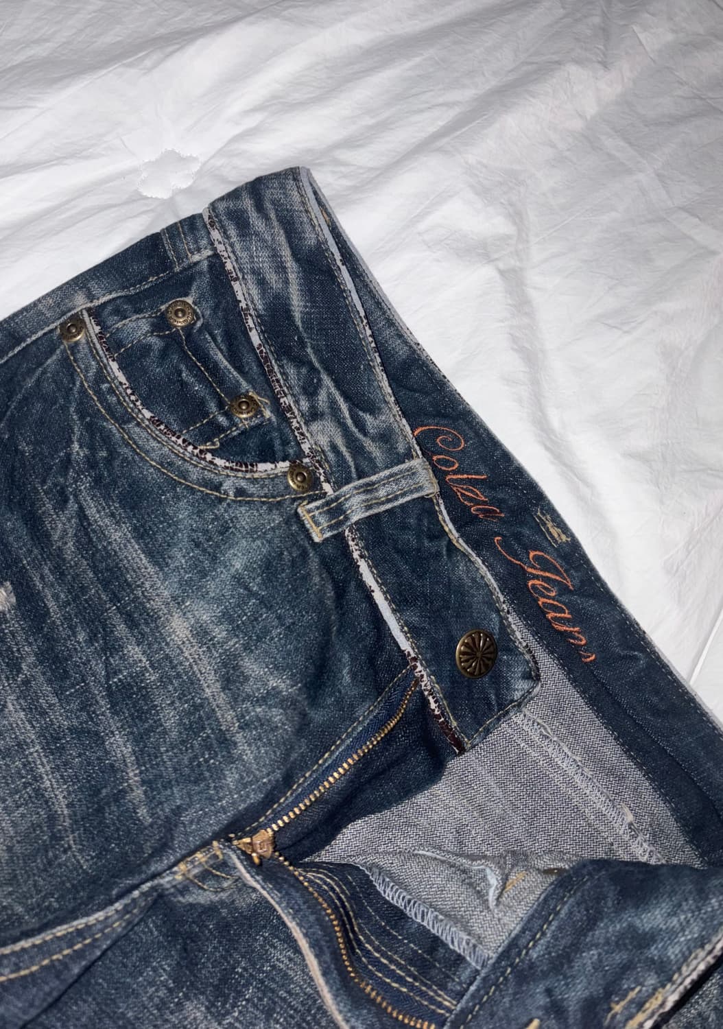 빈티지 세미부츠컷 데님 상품이미지1