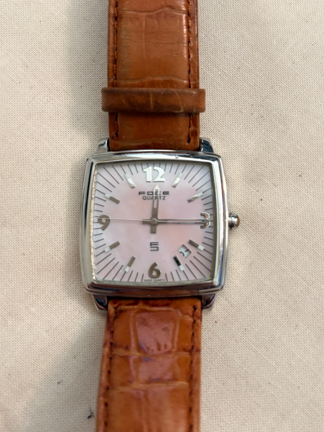 포체(FOCE) 클래식 사각 쿼츠 시계 (F421GSL) 상품이미지4