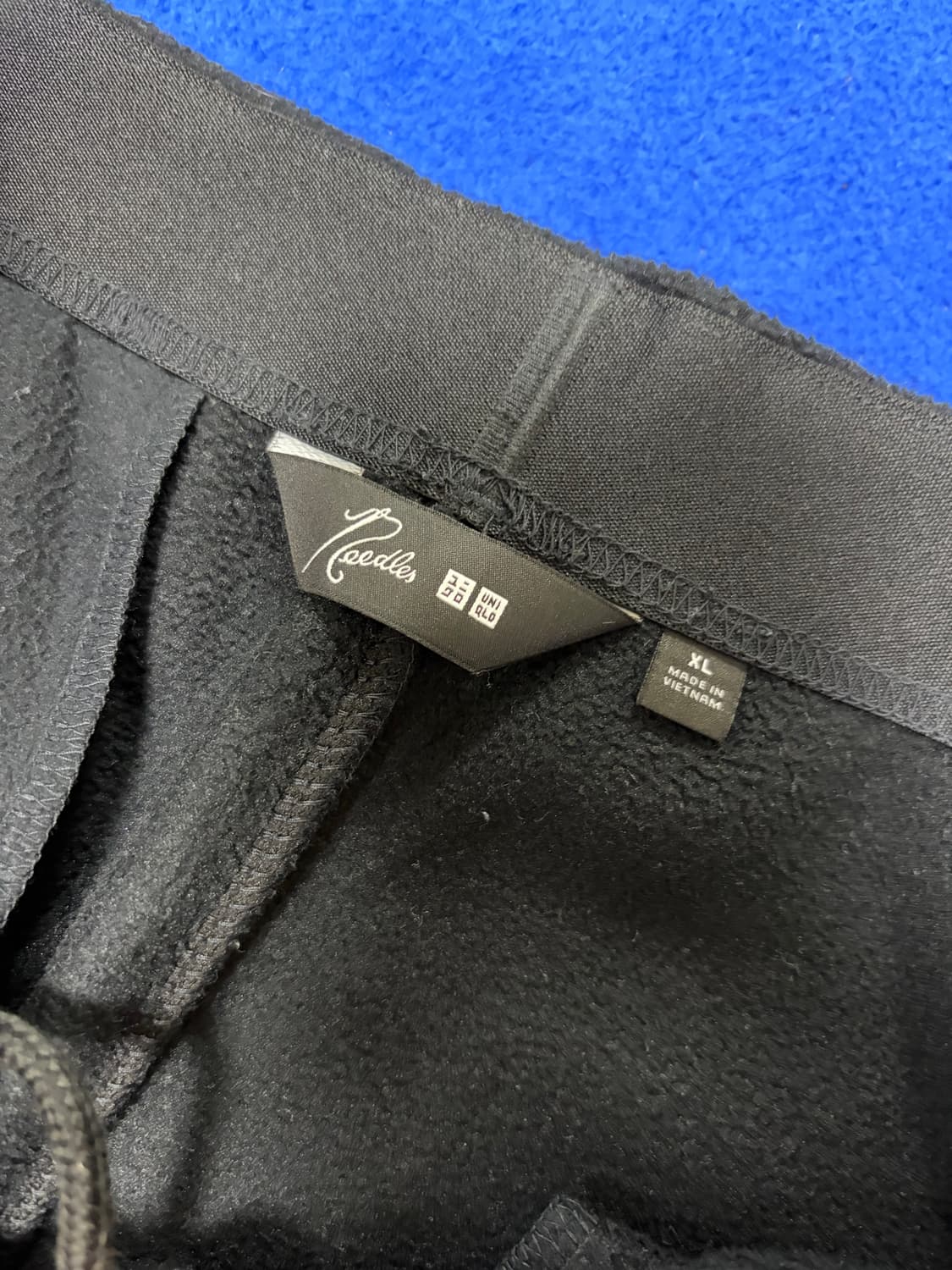 유니클로 x 니들스 팬츠 블랙 [XL] 상품이미지3