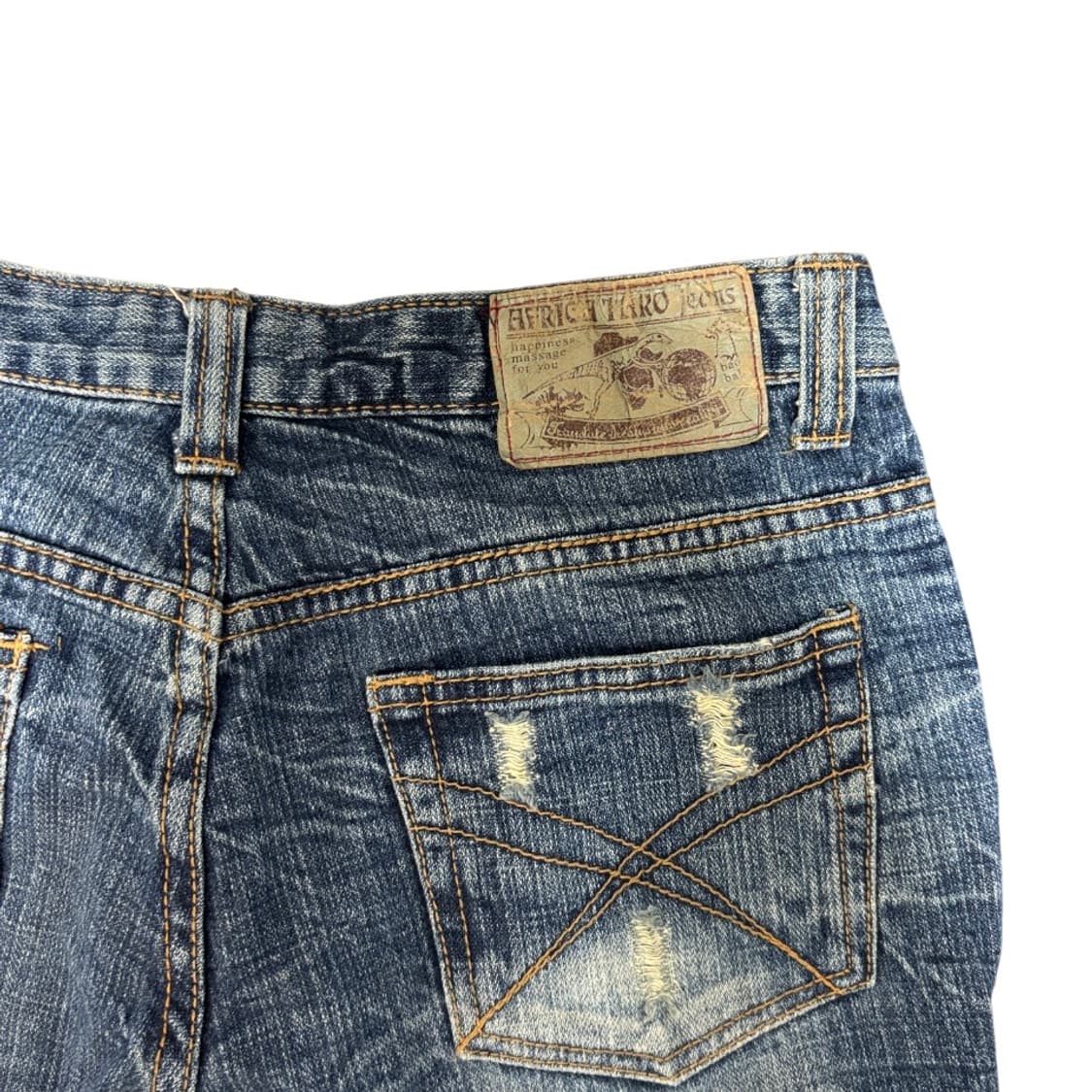 AFT jeans 워싱 컷아웃 데님 팬츠 상품이미지4