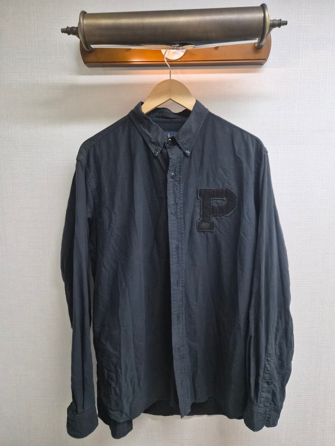 L) 폴로 랄프로렌 뉴욕 불독 자수 셔츠 팝니다 상품이미지1