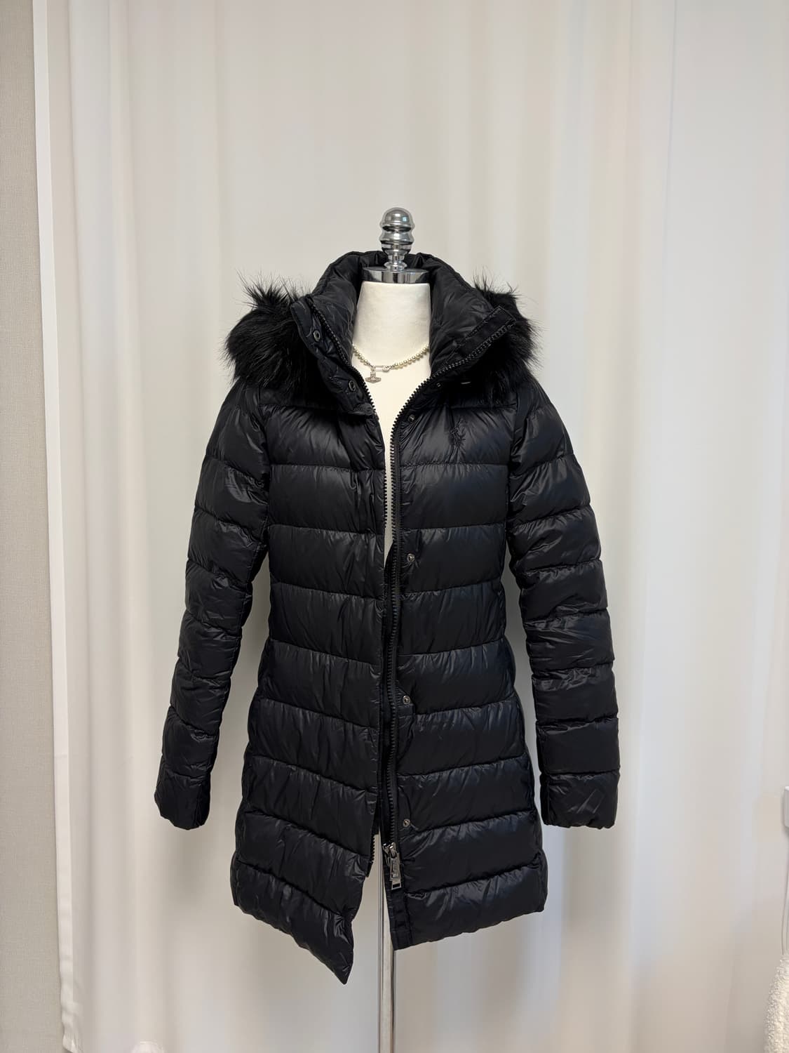 폴로 랄프로렌 덕다운 퍼 벨티드 패딩 블랙 상품이미지9