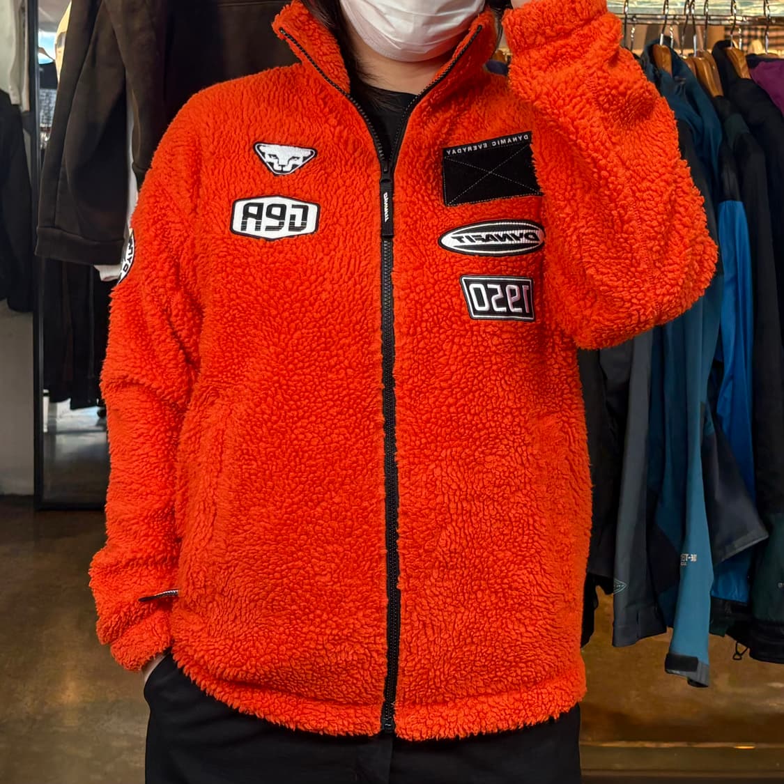 다이나핏 패치 플리스 자켓 상품이미지1