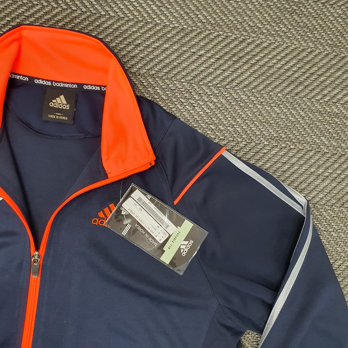 미착용 아디다스 단국대학교 집업져지 남자105 상품이미지3