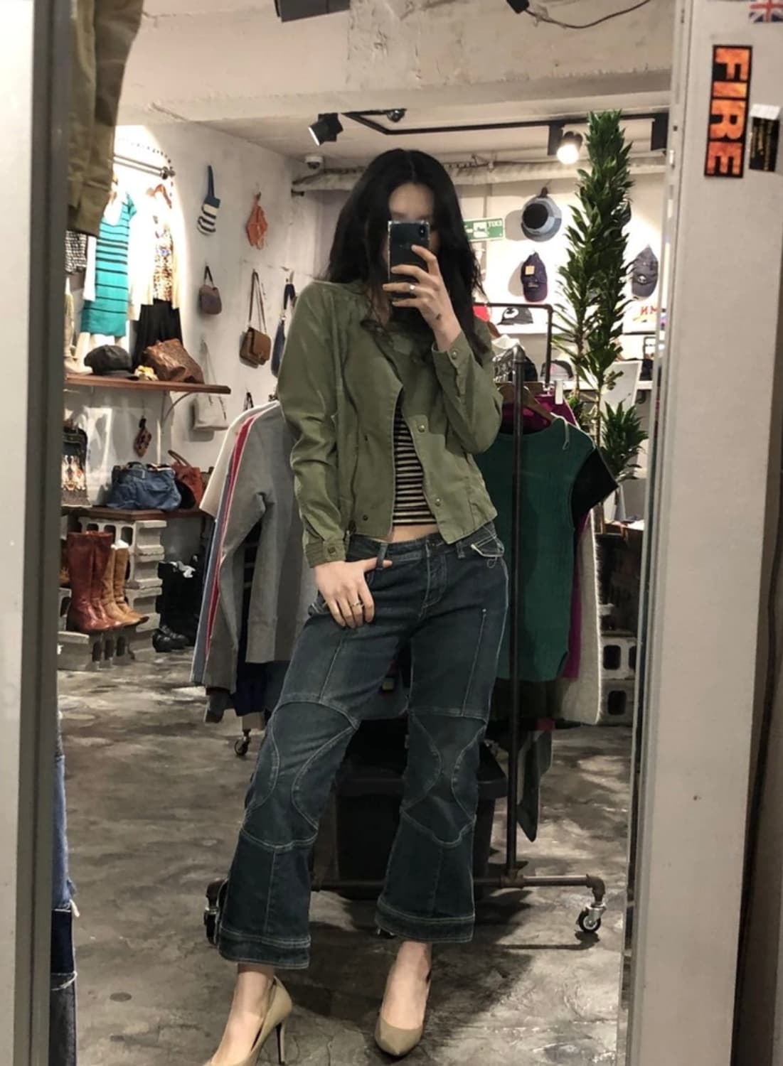 [1281]Beaucoup khaki jacket 상품이미지4