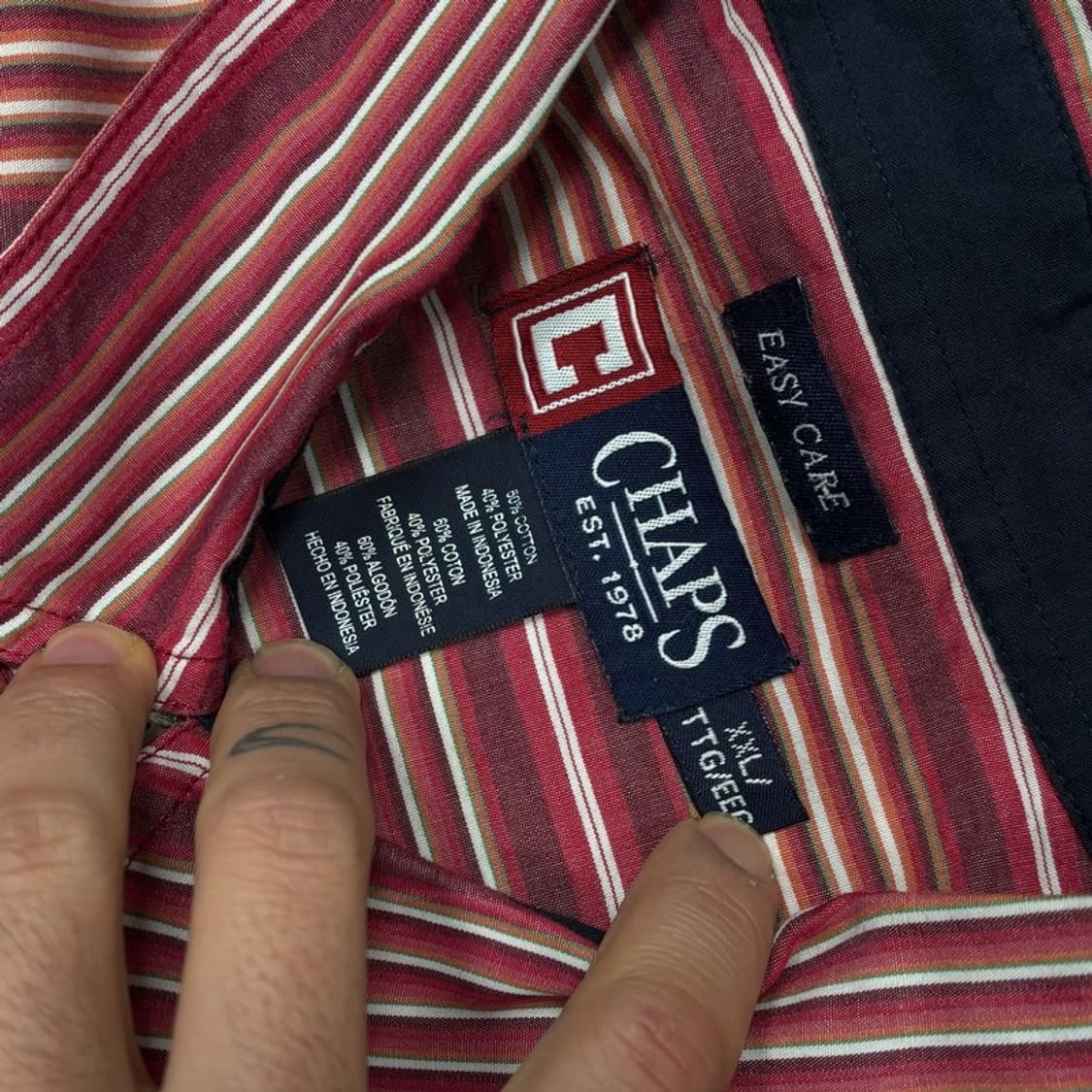 챕스 랄프로렌 스트라이프 셔츠v0378 상품이미지6