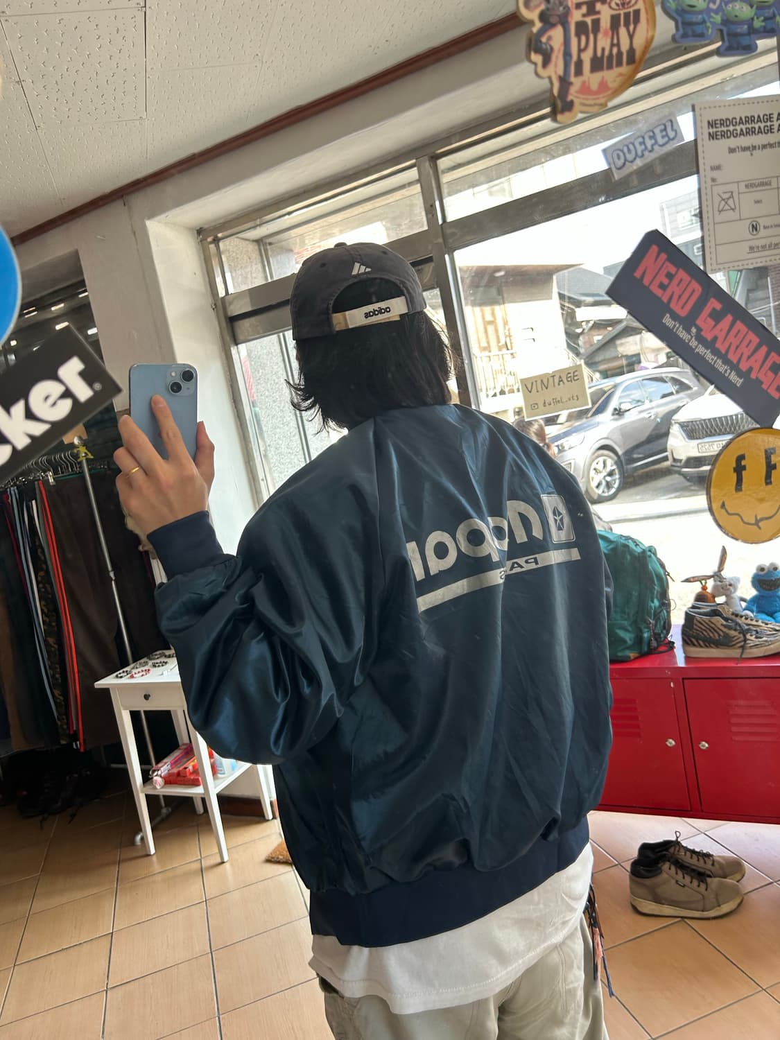 90‘s USA satin jacket 상품이미지7