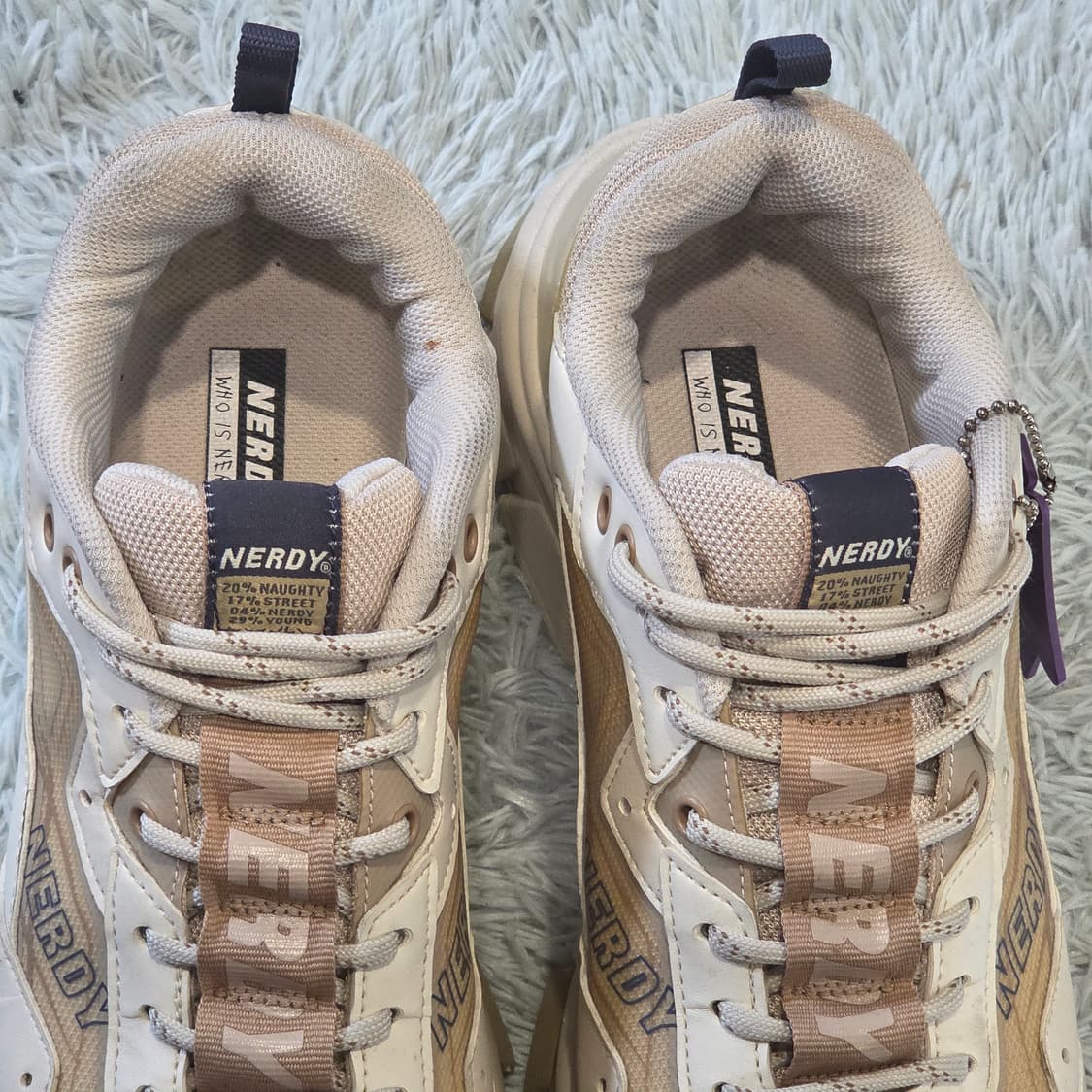 1a-23:너디 청키 러너 베이지 (270mm) 상품이미지6