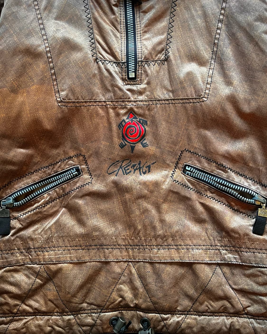 1980-90s CREACT Native Graphic Anorak 상품이미지6