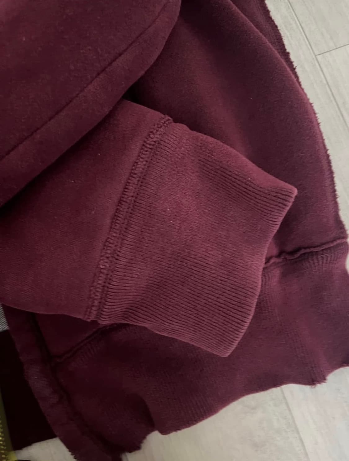 홀리스터 버건디 후드집업 상품이미지3