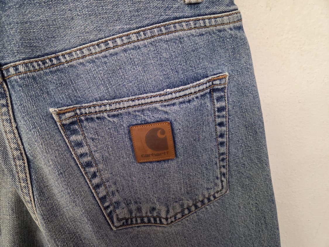 칼하트 WIP 클론다이크 팬츠 29x32 연청 데님 상품이미지3