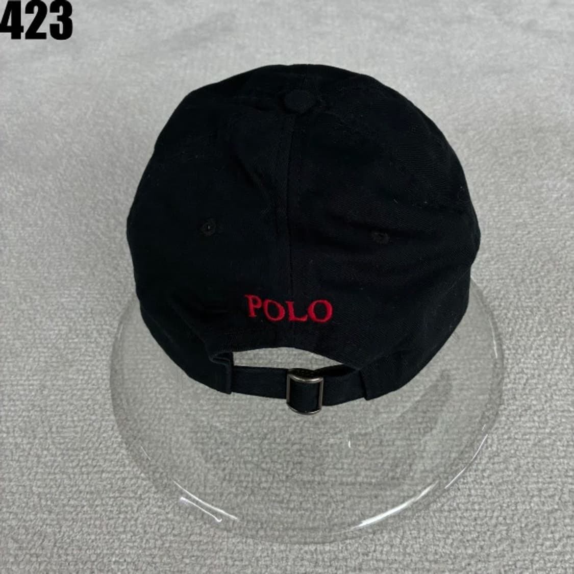 폴로 랄프로렌 블랙 볼캡 상품이미지3