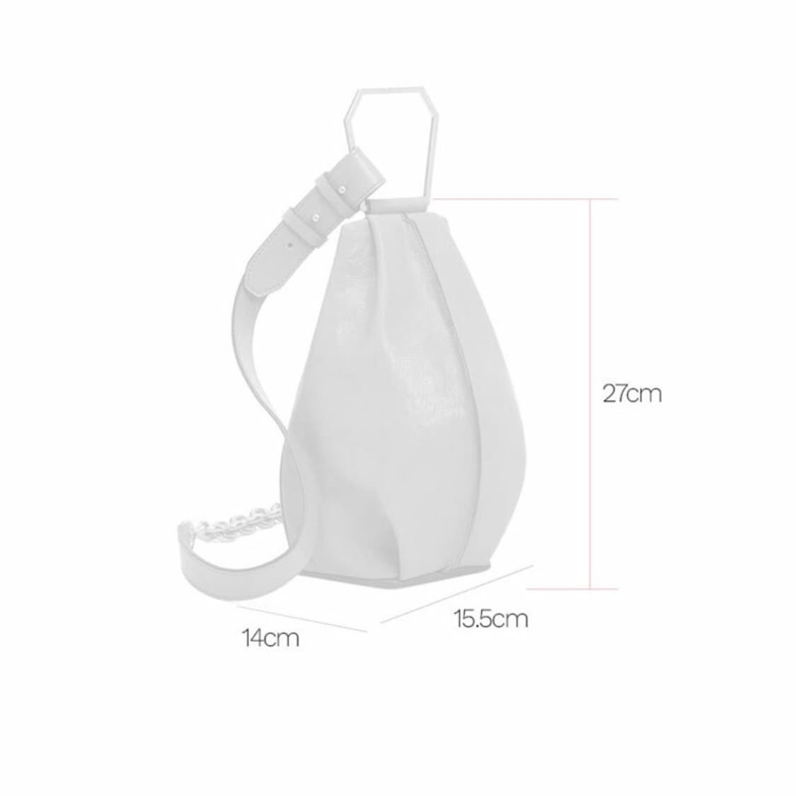 루에브르 삭 드 트롬펫 트럼펫 가방 스몰 아이보리 상품이미지5